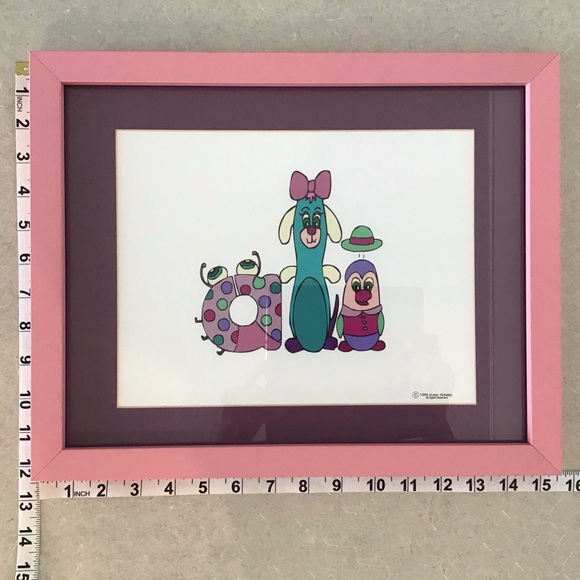 Alphacritters Children's Name Framed Artwork 'ali' - Picture 5 of 11